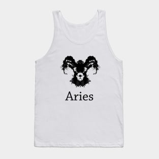 Aries Inkblot Test Tank Top